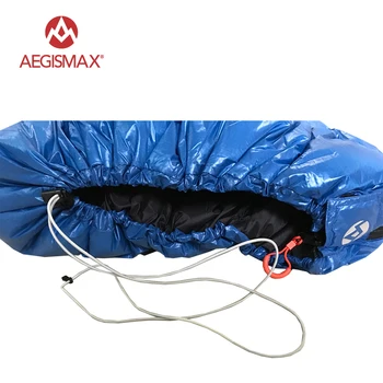 AEGISMAX de Luz Ultra 90% Pato Blanco abajo saco de dormir para acampar mochila de Sobres tipo bolsa de dormir al aire libre y en Familia