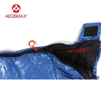 AEGISMAX de Luz Ultra 90% Pato Blanco abajo saco de dormir para acampar mochila de Sobres tipo bolsa de dormir al aire libre y en Familia