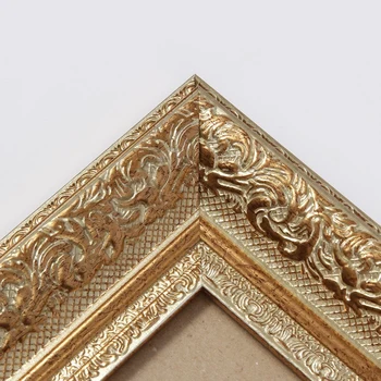 Marco de fotos de plástico 30x40 cm en oro blanco de 6 3888812 decoración para el Hogar