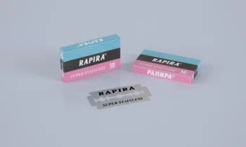 Рапира Rapira hoja de afeitar 1 paquete de 100 piezas de calidad superior, de buena marca y calidad real