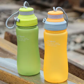 PURANKA Mi Regalo de botella de Agua de 600 ml Tour al aire libre de la Escuela de Deporte a Prueba de Fugas del Sello de la Marca de la botella de Agua Vaso de Plástico Libre de BPA