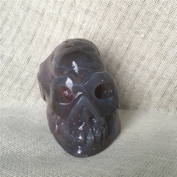 Natural de Ágata amatista geode cráneo de cristal de cuarzo para la venta de las Piedras y los cristales de casa, decoración, decorativos calaveras de cristal