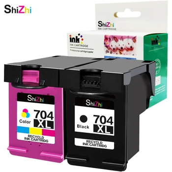 SHIZHI 704 cartucho de Tinta Compatible Para HP 704 XL 704xl Para HP deskjet 2010 2060 CN692A impresora