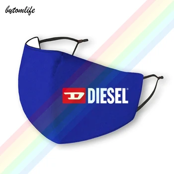 2021 Moda Clásico Logotipo Diesel Máscara De Impresión Transpirable Lavable Reutilizable Impermeable Y A Prueba De Polvo De Algodón En La Boca De La Máscara