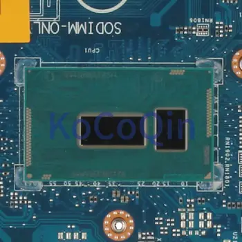 KoCoQin CN-0F0FC6 0F0FC6 de la placa base del ordenador Portátil Para DELL Inspiron 5558 i3-5005U LA-B843P SR244 DDR3 Placa base