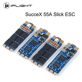 4pcs IFlight SucceX 55A Slick ESC soporta 2-6S regulador de velocidad electrónico de Alta calidad Para RC BRICOLAJE FPV Carreras de drones