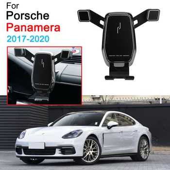 Coche del Teléfono Móvil de Soporte de rejilla de Ventilación de Soporte de Montaje Teléfono Celular Titular para el Porsche Panamera Accesorios de 2017 2018 2019 2020