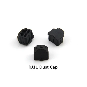 100pcs RJ11 la tapa de polvo RJ45 SPF USB cubierta de polvo/enchufe negro blanco Envío Gratis ELINK
