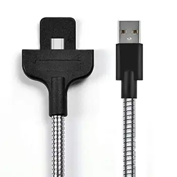 Perezoso Flexible, Cable USB, Soporte Cable de Datos Cargador de Coche soporte Para Samsung Sony Tipo C Teléfono Android