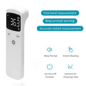 2020 Infrarrojos Tremometro Termómetro electrónico digital Multi-propósito Sin contacto para medir la temperatura de la pistola de термометр цифровой