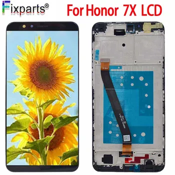 Prueba de Pantalla Para Huawei Honor 7X LCD de Pantalla Táctil Digitalizador Asamblea Honor7X Pantalla BND-TL10 BND-AL10 BND-L21 LCD de Reemplazo