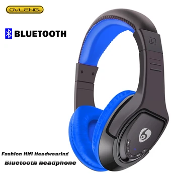 MX333 Bluetooth V5.0 Juego de Auriculares Estéreo Inalámbricos OVleng Micrófono Incorporado de Alta Compatibilidad de los Auriculares Para PC, Smartphone