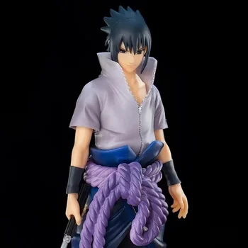 28cm Anime Naruto Figura Sasuke PVC de Acción de la Decoración de la Colección de Uchiha Sasuke Estatuilla de Juguetes Modelo de una Estatuilla de Juguete Decoración para el Hogar