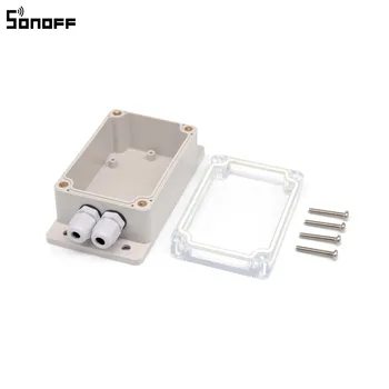 Sonoff IP66 Impermeable de la Caja de conexiones carcasa resistente al agua resistente al Agua, la Cáscara de Apoyo Sonoff Básica/RF/Dual/Pow para el Árbol de Navidad de Luces