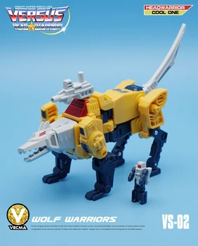 MFT Transformación G1 Robot Weirdwolf VS-02 VS02 el desempeño de los Directores de la CABEZA WERRIOR de Bolsillo de la Serie la Guerra de Lobo Modo de figuras de Acción, Juguetes de Niños