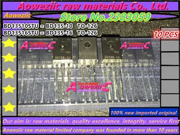 Aoweziic nuevo original importado BD13510STU BD135-10 BD13516STU BD135-16 BD135 A-126 npn transistor de potencia