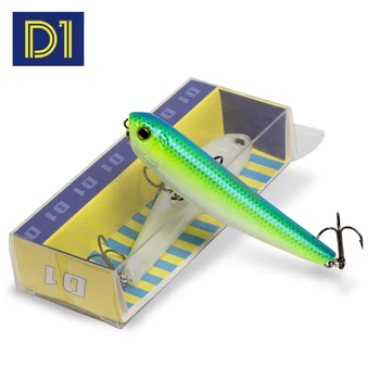 D1 Flotante Lápiz Señuelos de Pesca de 80mm de 8,5 g Artificial Cebos Duros Ojos 3D Para el Bajo de la Pesca del Lucio Accesorios