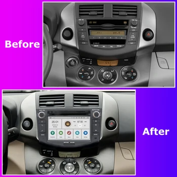 PX6 4G+64G Android 10 DVD del Coche Para Toyota RAV4 2006-2012 GPS Reproductor de Radio DSP Android Inalámbrica Automática de Carplay TDA7850 Bluetooth 5.0