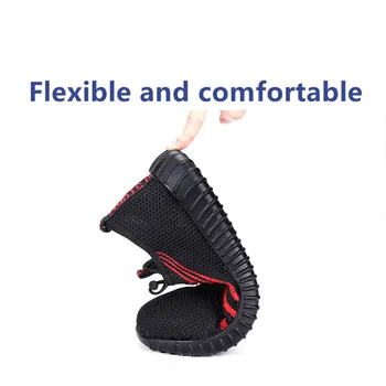 2020 Hombres Mujeres Zapatos De Trabajo Dropshipping Indestructible Ryder Zapatos De Los Hombres Punta De Acero De Aire Botas De Seguridad A Prueba De Pinchazos Trabajo De Zapatillas De Deporte