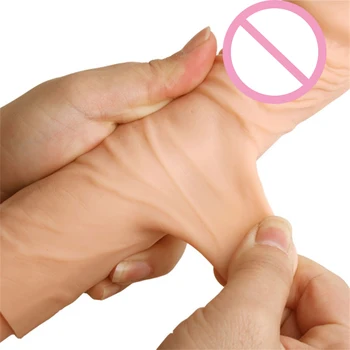 Masculino del pene alargamiento de pene más larga de la manga de mujeres vibrador Puede ser de corta de los hombres Retraso en la eyaculación juguetes sexuales para hombres