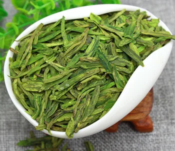 El té de año nuevo Chino de Té de Longjing Grado de Un Largo Jing Té Verde de la Primavera del Pozo del Dragón Té Verde de China West Lake longjing té