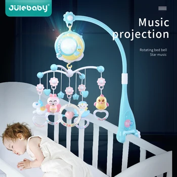 Recién nacido bebé niño juguetes de bebé de 0 a 12 meses para niños niños niños niñas en la cama bell electric cunas móvil de la caja de música sonajeros
