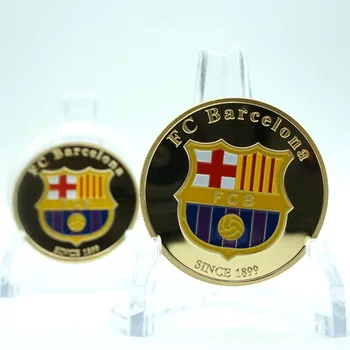 5PCS/Lot de La copa del mundo de Fútbol de la Estrella Lionel Messi Medalla Conmemorativa de Oro Chapado en Color de Pulverización-imprimir Manualidades Monedas