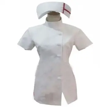 2020 Danganronpa 3 Lado de la Desesperación Mikan Tsumiki Blanco de Enfermera Traje de Cosplay +vendaje