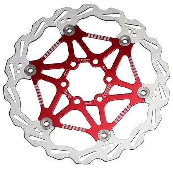 MTB 160/180 mm disco de freno de la Bicicleta de Carretera Flotante de Bicicletas de Freno de Seis Uñas de Disco de Bicicleta de Montaña de los Rotores de Freno de