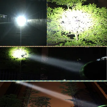 De alta Calidad Super Brillante proyector de LED Recargable Linterna de 5000 Lúmenes para la Caza
