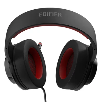 EDIFIER G4 SÍ 3.5 mm Headset Gaming Unidad de Controlador de 40 mm L-Tipo de Enchufe Super Bass Auriculares con Micrófono para PUBG Smartphone, PC Gamer