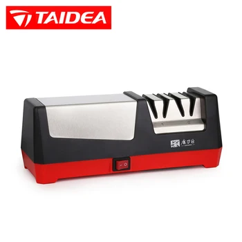 TAIDEA elegir Eléctrico cuchillo afilador de Diamante de Acero afilado de herramientas de reparación Profesional cuchillo de cocina a Perfeccionar el Sistema de