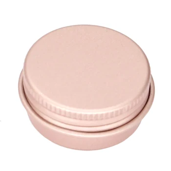 100PCS x 15 g 10 g 30 g de Mini en Oro Rosa de Aluminio Crema Tarro Bote de Uñas de Arte de Maquillaje Brillo Labial Vacío Estética de Metal de las Latas de Envases de 15 ML