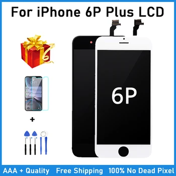 AAA +++ Calidad Ningún Pixel Muerto LCD Para el iPhone 6 Plus Pantalla Digitalizador de Reemplazo de Pantalla Táctil Para el iphone 6P Envío Gratis