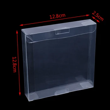10PCS/lot GB GBA GBC Caja de Plástico Transparente Caja de Protectores de Manga Video Juego en Caja