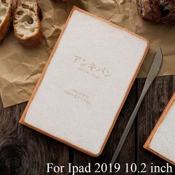 Ipad201910.2inch Memoria Brindis patrón de la Pu Flip case Para Ipad 2019 10.2 pulgadas cubierta de la cinta Amarilla