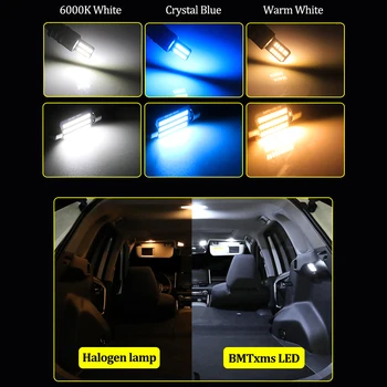 BMTxms Para Toyota Prius NHW11 NHW20 ZVW30 ZVW40 ZVW50 2001-2020 Canbus LED Auto Mapa Interior de la Cúpula del Tronco de la Luz de Placa de matrícula de la Lámpara