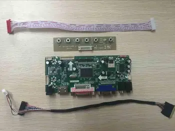 Yqwsyxl de la Junta de Control Kit de Monitor para LTN173KT01 LTN173KT01-A01 HDMI+DVI+VGA LCD de la pantalla LED del Controlador Controlador de la tarjeta de
