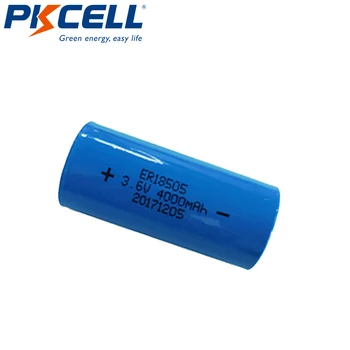 5Pcs PKCELL 3.6 V 18505 ER18505 4000mah Un tamaño LiSCLO2 de la Batería de 10 años Superior a Un tamaño de Baterías