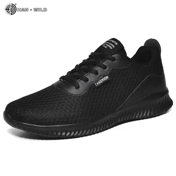 Malla de los Hombres Zapatillas de deporte Casuales Zapatos de Lac-hasta los Zapatos de los Hombres 2020 Ligero, Cómodo, Transpirable Caminar Zapatillas Zapatillas Hombre