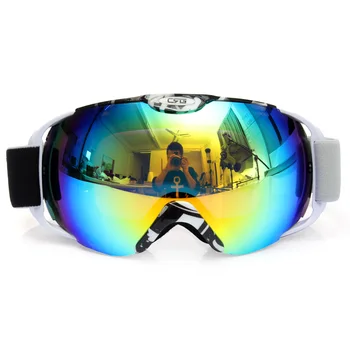 Unisex Adultos Profesionales Esférica Anti-niebla de la Lente Dual de Snowboard Esquí Gafas Gafas