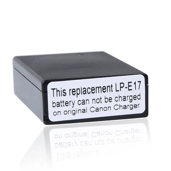 5 Pcs Cámara Batería de 1300mAh LP-E17 LPE17 LP E17 bateria para Canon EOS M3 M5 750D 760D T6i T6s 8000D M3 Beso X8i