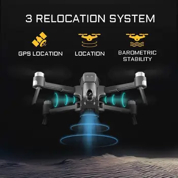 Gps profesional Plegable Drone 4k Fotografía Aérea, Control Remoto de Cuatro Aeronaves de rotor sin Escobillas Modelo Super Larga Vida de la Batería