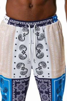 Impresión de Paisley Corredores de Pantalones Deportivos Pantalones de los Hombres 2020 Marca Harajuku Jogging Pantalones Masculino de Hip Hop de la Calle Pantalones Casuales Hombres XXL