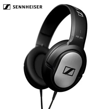 Sennheiser HD201 3.5 mm Cable de los Auriculares de Reducción de Ruido Auriculares Deporte Gaming Headset Estéreo Bass para el iPhone/Samsung Ordenador
