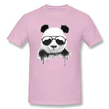 Casual de Algodón de la Camiseta de Mantenerse Fresco Panda T-shirt Hombres Camisetas Envío Libre de Algodón de Alta Calidad de Metal Pesado Tops Camisetas Graciosas