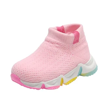 2020 Otoño Bebé Niño Zapatos De Bebé Niñas Niños Casual Botas De Suave De Alta Calidad Inferior Niños De Malla Transpirable Zapatos