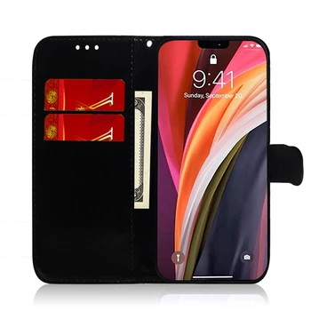 Láser de Color Cartera de Cuero Flip Case Para LG K40S K41S K51S K50 K61 Stylo 5 W10 Q60 de Lujo de la PU de la Cubierta Para LG G8 ThinaQ Bolsas de Teléfono