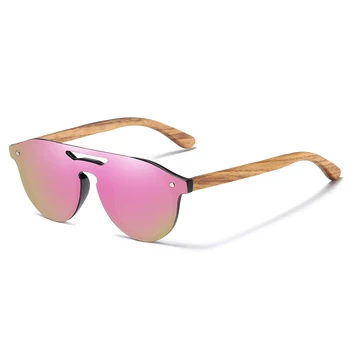 GM Polarizada Cebra de Madera Gafas de sol de los Hombres de la Plaza de las Mujeres Gafas de Sol UV400 Oculos Gafas Oculos de sol masculino