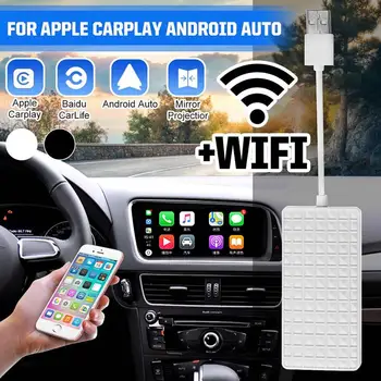 Wireless Smart Link Bluetooth CarPlay Dongle Mini USB Carplay Auto Módulo de Caso para Apple iOS ANdroid GPS del Coche de la Navegación